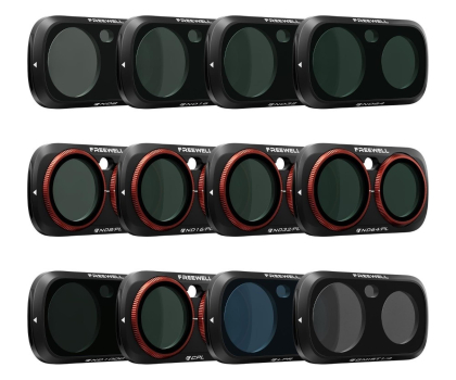 Akcesoria do kamer sportowych Freewell Mega Filters 12-pak do Insta360 Luna Ultra